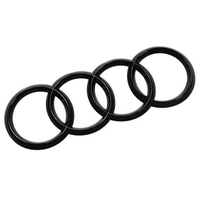 Abbildung von Audi 8S0071802 Ringe Zeichen Black Edition Emblem Blackline Logo Schwarz