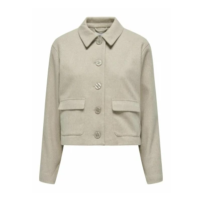 Abbildung von JDY Jdycallie Short Jacket Übergangsjacke, Damen, Größe: Medium, Incense