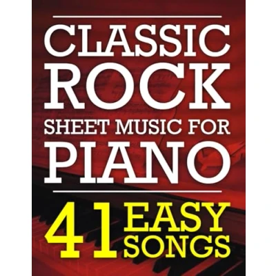 Abbildung von Classic Rock Sheet Music for Piano: 41 Easy Songs