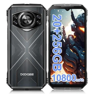 Abbildung von DOOGEE Scyber Outdoor Smartphone Android 14, 20GB(8+12)/256GB,10800mAh, 6.58&#039;&#039; FHD+ Handy ohne Vertrag 50MP+16MP Octa Core Baustellenhandy, 4G Dual SIM/IP68 Wasserdicht/OTG/NFC/GPS 2024