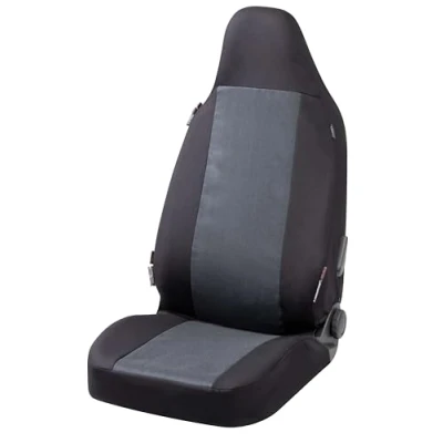 Abbildung von WALSER 10503 Sitzschonbezug grau Polyester vorne VOLKSWAGEN: Polo IV Schrägheck, Transporter 6 Kastenwagen, Golf 4 Schrägheck