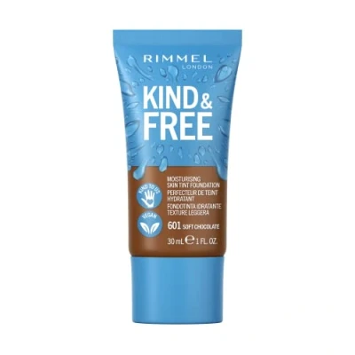 Abbildung von Rimmel Kind &amp; Free Foundation 601 Soft Chocolate