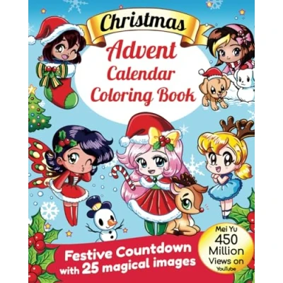 Abbildung von Christmas Advent Calendar Coloring Book