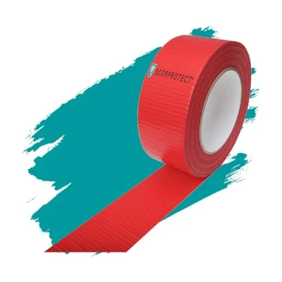 Abbildung von Scorprotect® Klebeband Gewebeklebeband rot Panzertape Gaffaband Panzerband 48 mm x 50 m