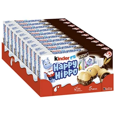 Abbildung von kinder Happy Hippo Cacao Vorratspack, 10er Pack (10 x 103,5 g Packung)