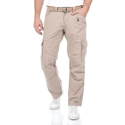 Abbildung von Timezone Benito Cargohose, Herren, Größe: 31x32, Stone beige