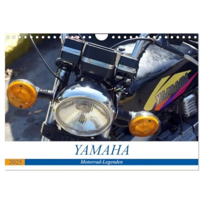 Abbildung von YAMAHA Motorrad Legenden (Wandkalender 2025 DIN A4 quer), CALVENDO Monatskalender