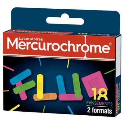 Abbildung von Mercurochrome Neon Pflaster, 2 Formate, 18 Stück