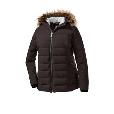 Abbildung von STOY Damen Jacke in Daunenoptik/Steppjacke mit abzippbarer Kapuze WMN Quilted JCKT E, schwarz, 46, 36404 000