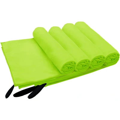 Abbildung von my home Sporthandtuch &quot;Xavi, 4x 60x120cm, ideal als Reisehandtuch, Strandtuch&quot;, (4 St., Handtücher 60x120), sehr leicht, kompakt, schnelltrocknend
