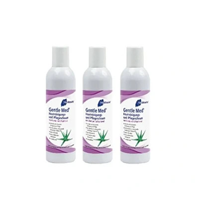 Abbildung von Meditrade Gentle Med® Hautreinigungs &amp; Pflegeschaum 3 x 500 ml Flasche 00994