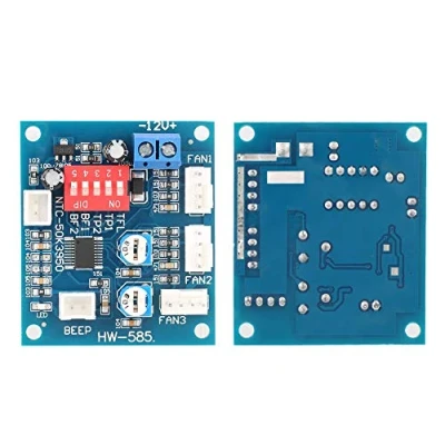 Abbildung von DC12V Reglermodul für PWM Lüfterdrehzahlregler 4 Draht Thermostat zur Temperaturregelung PC