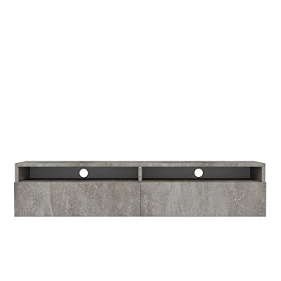 Abbildung von Selsey REDNAW TV Schrank / Board stehend hängend, 140 cm breit (Betonoptik Matt ohne LED)