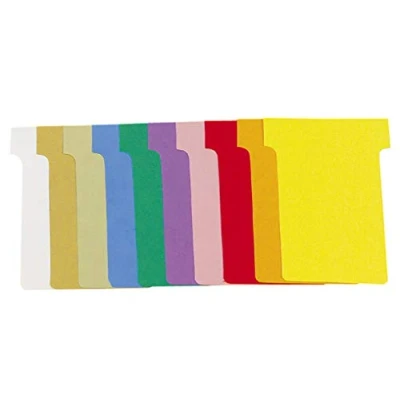 Abbildung von Etui de 100 Fiches en T Ndeg.1,5 Couleurs Assorties