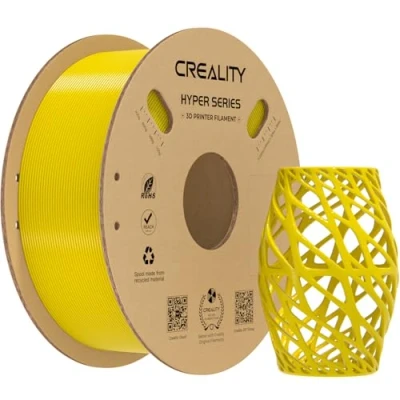 Abbildung von Creality Hyper PETG Filament 1,75mm (Gelb), 2024 Neues 1kg 3D Drucker Hochgeschwindigkeit, Druckmaterialien für die Meisten K1/ K1 MAX/ K1C (1kg/ Spule)