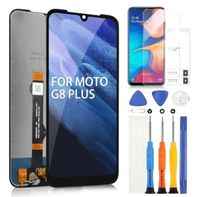 Abbildung von ARSSLY LCD Bildschirm für Motorola Moto G8 Plus XT2019 2 Display 6,3&quot; Digitazer Touchscreen Ersatz Assembly mit Werkzeugen