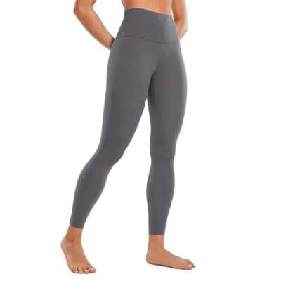 Abbildung von CRZ Yoga Butterluxe Damen High Waist Sport Leggings Blickdicht Leggins Sporthose Workout Gym Yogahose 64cm Dunkler Kohlenstoff 44