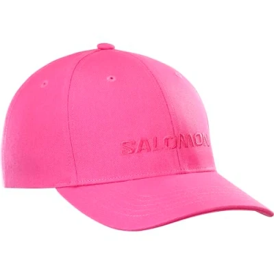 Abbildung von Salomon Logo Unisex Kappe Trail Running Wandern MTB Lauf, Lässiger Style, Leichtgewichtiger Komfort, Abgestimmte Passform, Rosa, Einheitsgröße