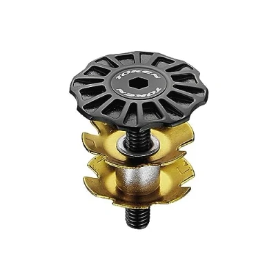 Abbildung von TOKEN A Head Plug Arsenal Top Cap 1 1/8&quot; schwarz. CNC mit Kralle