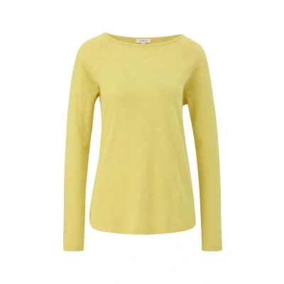 Abbildung von s.Oliver Damen 2137231 T Shirt langarm, Gelb N/A, 46