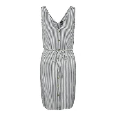 Abbildung von Vero Moda Vmbumpy Short Dress Freizeitkleid, Damen, Größe: XS, Snow white/india ink