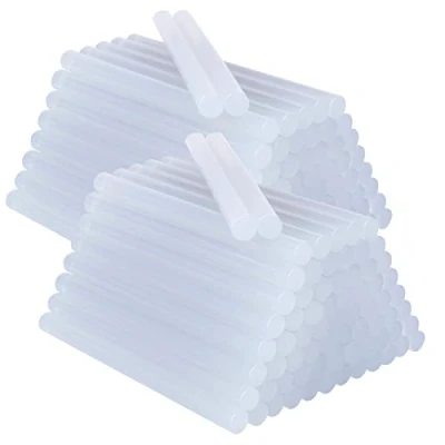 Abbildung von BEEWAY Klebesticks Heißklebestifte Φ 7,0mm, Packung 125 7mm x 100mm Mini Schmelzklebepistolenstifte, Premium A +, SGS Zulassung