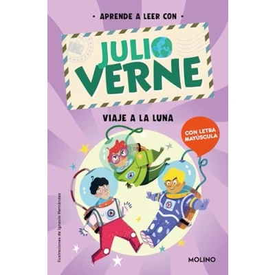 Abbildung von Aprende a leer Con Julio Verne Viaje la Luna: letra MAYÚSCULA (Peques, Band 2)