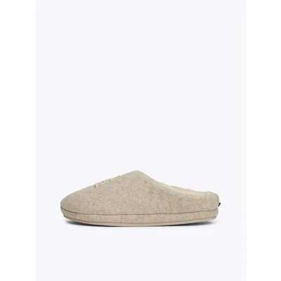 Abbildung von Tommy Hilfiger Embroidered Basics Slipper Hausschuh, Damen, Größe: 35 36, Beige heather Schuhe