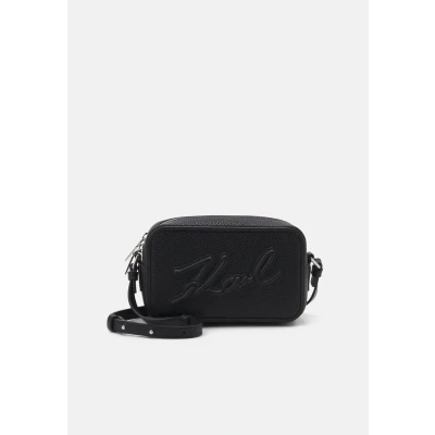 Abbildung von KARL Lagerfeld Skuare Camerabag Grainy Umhängetasche, Damen, Größe: One Size, Black