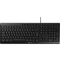 Abbildung von CHERRY STREAM KEYBOARD, Kabelgebundene Tastatur, Französisches Layout (AZERTY), Flüsterleiser Tastenanschlag, Einzigartiges Tippgefühl, Flaches Design, Schwarz