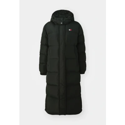 Abbildung von Tommy Jeans Alaska LONG Puffer Daunenmantel, Damen, Größe: 6XL, Black
