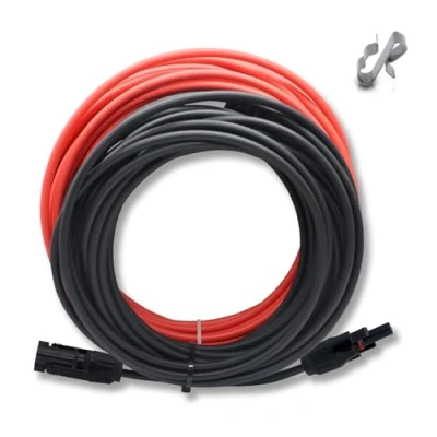 Abbildung von KUBOWAI Solarkabel Verlängerung,4mm² 1/3/5/10/15/20m Verlängerung,Photovoltaik SolAarkabel,Verbindungskabel Solarstecker,Spannungsklasse 1000V,IP68 Wasserdichtem Stecker (4mm²/1m)