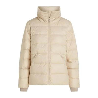 Abbildung von Tommy Hilfiger MW DOWN FUNNEL NK JACKET Gerade Damen, Beige (Classic Beige), XL