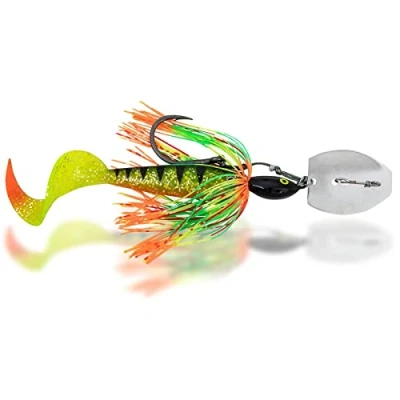 Abbildung von Black Cat Kunstköder, Chatter 45g firetiger sinkend Chatterbait