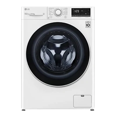 Abbildung von LG Electronics F14WD96EN0B Waschtrockner 9 kg Waschen 6 Trocknen Weiß mit weißem Bullaugenring