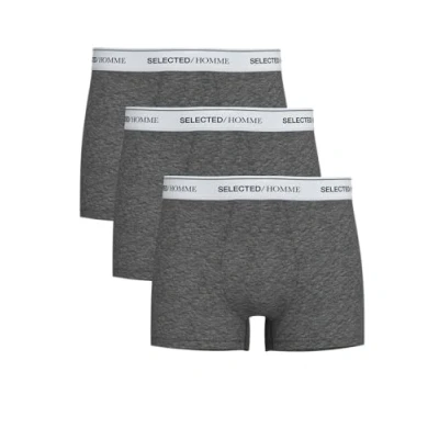 Abbildung von Selected Homme Slhliam 3PACK NOOS Boxershorts, Herren, Größe: XL, Medium grey melange
