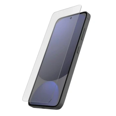 Abbildung von Hama Handy Schutzglas für Samsung Galaxy S24 FE (Displayschutz ultraklar Anti Fingerprint, Montagehilfe, Vollschutz 9H ultradünn, case friendly, kratzfest, Displayschutzglas stoßfest)