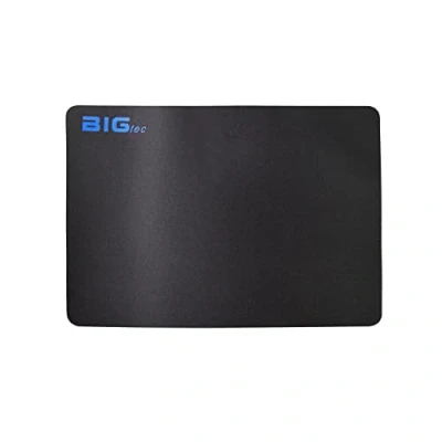 Abbildung von BIGtec Mauspad XXL Gaming Mousepad 40x30 cm nur 2,5mm hoch rutschfest schwarz Mouse Pad extra groß Geschwindigkeit und Präzision