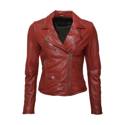 Abbildung von JCC Lederjacke, Damen, Größe: 42, Red