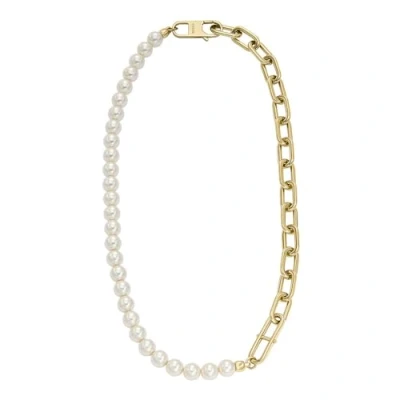 Abbildung von Fossil Heritage Halskette goldcoloured, Damen, Größe: One Size, Gold coloured