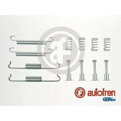 Abbildung von AUTOFREN SEINSA D3956A Zubehörsatz, Feststellbremsbacken Hinterachse 185 BMW: 3 Touring, Limousine, Coupe, VOLKSWAGEN: Touareg I