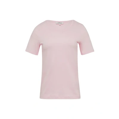 Abbildung von T Shirt aus Interlockjersey im Slim Fit zartrosa 46