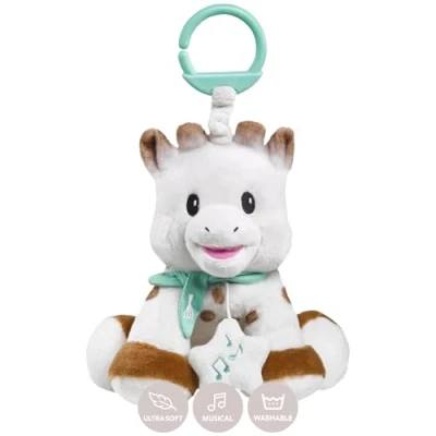 Abbildung von Sophie la Girafe Musikalisches Stofftier mit Spieluhr 20 cm, 010338, Mehrfarbig