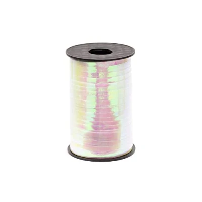 Abbildung von partydeco Geschenkband, Geschenkband Polyband 5mm x 225m Rosa Irisierend