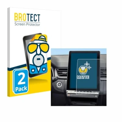 Abbildung von BROTECT Entspiegelungs Schutzfolie für Renault Symbioz 2024 (2 Stück) Matte Displayschutz Folie, Anti Reflex, Fingerprint