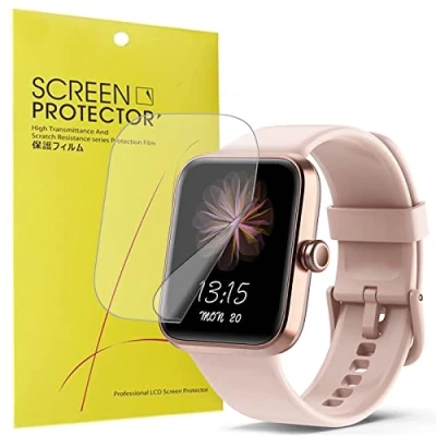 Abbildung von onetuo Schutzfolie Kompatibel für Tensky Smartwatch 1.5 zoll, HD klar Flexible TPU Folie [Blasenfreie] [Kompatibel mit Hülle] [Premium Qualität]Displayschutzfolie (6 Pack)
