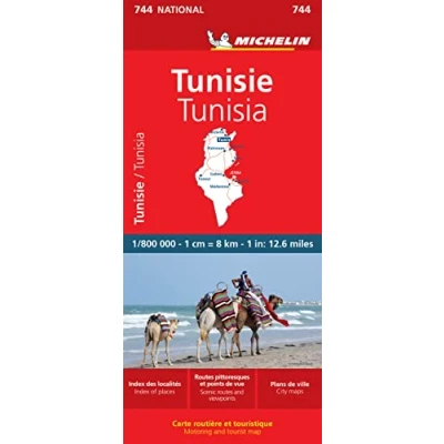 Abbildung von Tunisia Michelin National Map 744: (Michelin Maps, 744, Band 744)