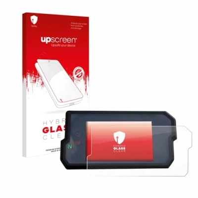 Abbildung von upscreen Schutzglas für KTM 125 Duke 2019 Schutzfolie, Glas Folie [Klar, 9H Panzerschutz, Anti Fingerprint]