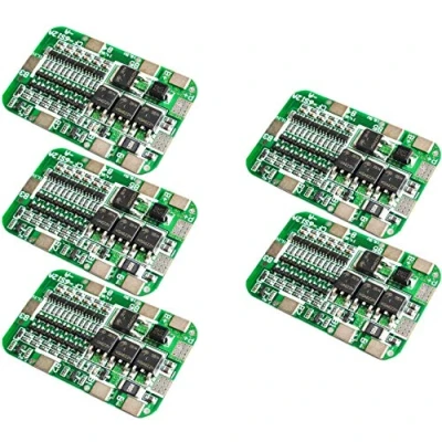 Abbildung von TECNOIOT 5 Stück 6S 15A 24V PCB BMS Schutzplatine für 6er Pack 18650 Li Ionen Lithium Batterie