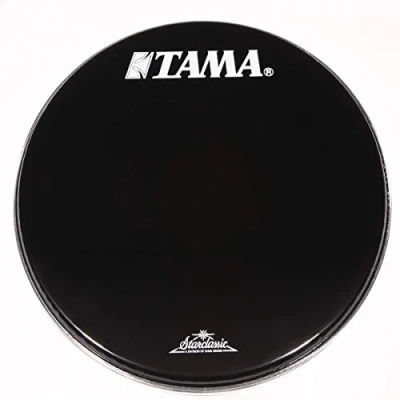 Abbildung von TAMA Starclassic Bassdrum Fell Schwarz 18&quot; (BK18BMTT)